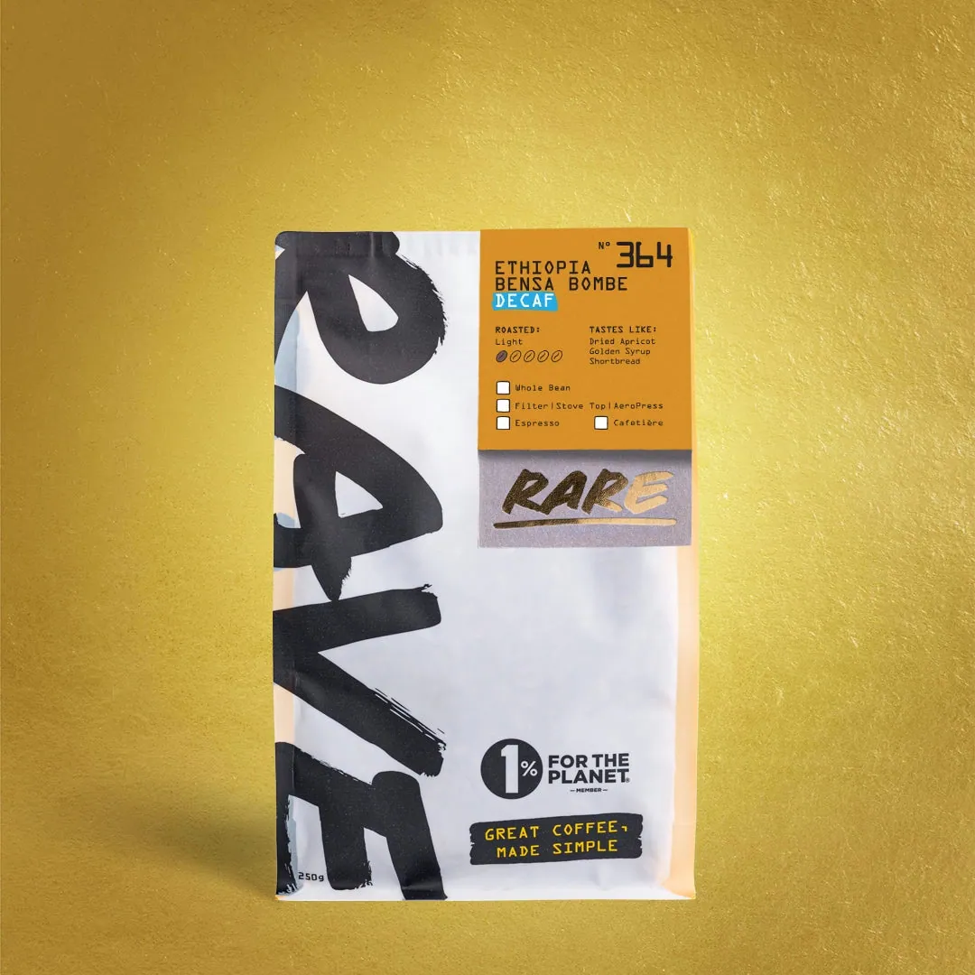 RAVE Coffee Ethiopia Bensa Bombe DECAF Nº 364