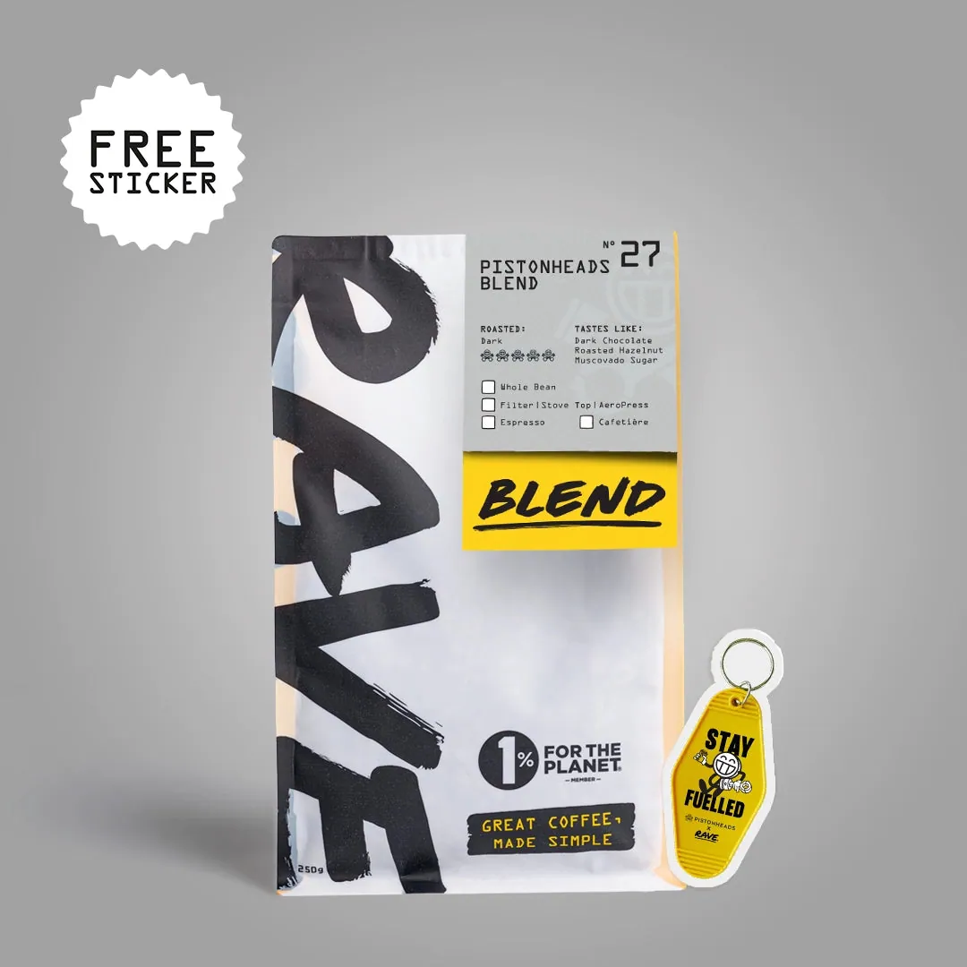 RAVE Coffee Nº 27 Pistonheads Blend