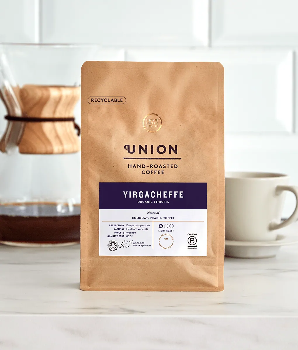 Union Coffee Yirgacheffe, Organic Ethiopia
